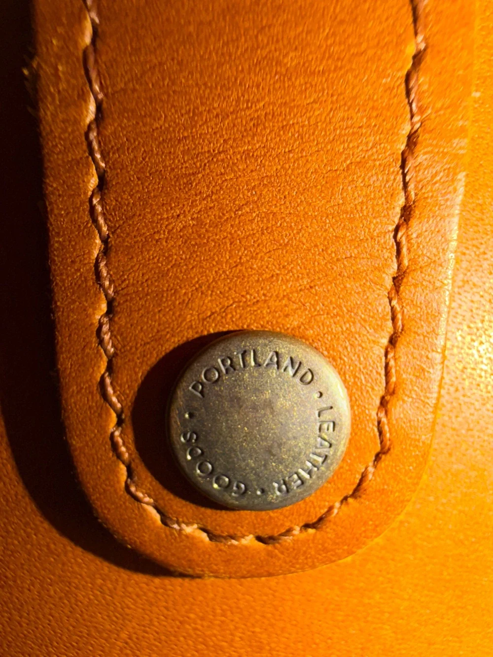 Portland Leather Goods Bi-Fold Wallet Honey